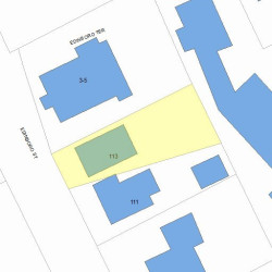 113 Edinboro St, Newton, MA 02460 plot plan
