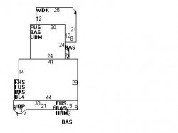 94 Highland St, Newton, MA 02465 floor plan