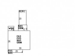 925 Dedham St, Newton, MA 02459 floor plan