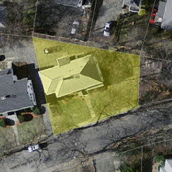 68 Westchester Rd, Newton, MA 02458 aerial view