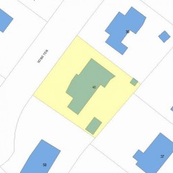 40 Voss Ter, Newton, MA 02459 plot plan