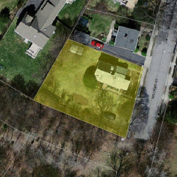 31 Williams St, Newton, MA 02464 aerial view