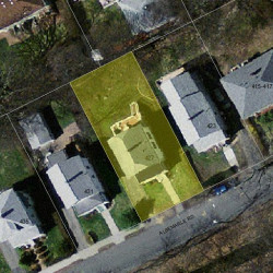 427 Albemarle Rd, Newton, MA 02460 aerial view