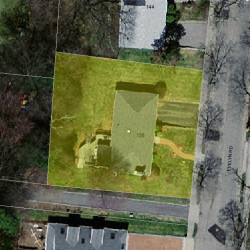 136 Evelyn Rd, Newton, MA 02468 aerial view