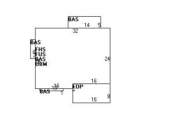 11 Hyde St, Newton, MA 02461 floor plan