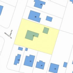 94 Park Ave, Newton, MA 02458 plot plan