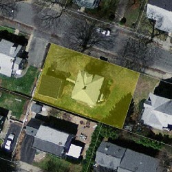 46 Jerome Ave, Newton, MA 02465 aerial view