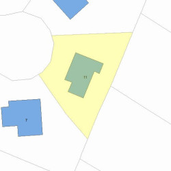 11 Bunny Cir, Newton, MA 02458 plot plan