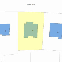 46 Nonantum St, Newton, MA 02458 plot plan