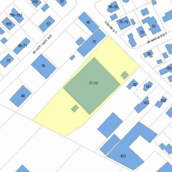 89 Adams St, Newton, MA 02460 plot plan