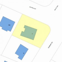 5 Duxbury Rd, Newton, MA 02459 plot plan