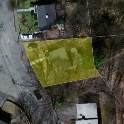 34 Day St, Newton, MA 02466 aerial view