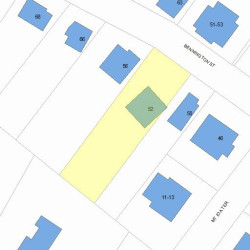 52 Bennington St, Newton, MA 02458 plot plan