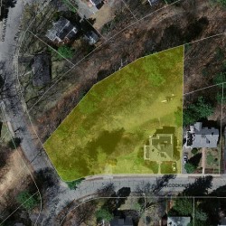 71 Hancock Ave, Newton, MA 02459 aerial view