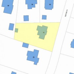 19 Exeter St, Newton, MA 02465 plot plan