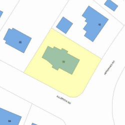 59 Allerton Rd, Newton, MA 02459 plot plan