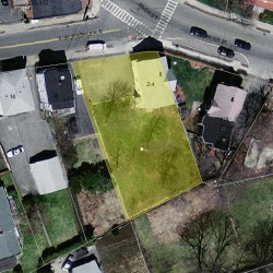 4 Auburndale Ave, Newton, MA 02465 aerial view