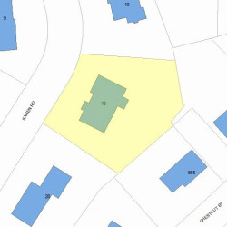 18 Karen Rd, Newton, MA 02468 plot plan