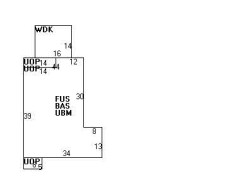 274 Adams St, Newton, MA 02458 floor plan