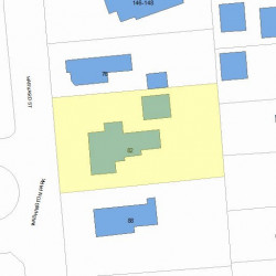 82 Harvard St, Newton, MA 02460 plot plan