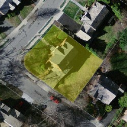 124 Cotton St, Newton, MA 02458 aerial view