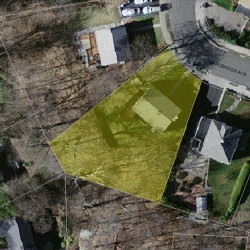 27 Maplewood Ave, Newton, MA 02459 aerial view