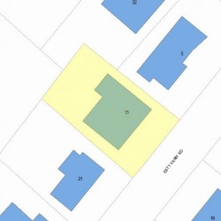 15 Esty Farm Rd, Newton, MA 02459 plot plan