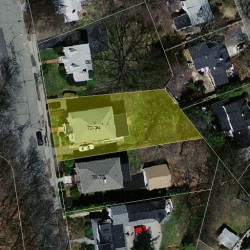 74 Circuit Ave, Newton, MA 02461 aerial view