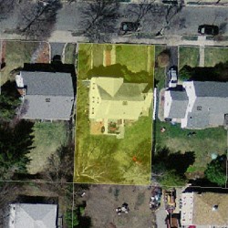 88 Oakdale Rd, Newton, MA 02459 aerial view