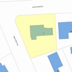 17 Cochituate Rd, Newton, MA 02461 plot plan