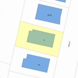 18 John St, Newton, MA 02459 plot plan