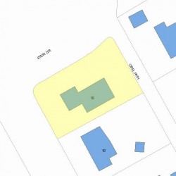 16 Cibel Path, Newton, MA 02459 plot plan