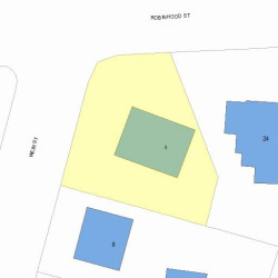 4 Weir St, Newton, MA 02466 plot plan