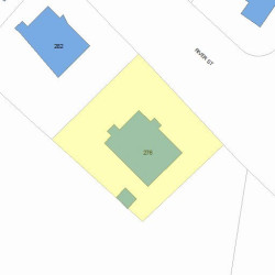 276 River St, Newton, MA 02465 plot plan