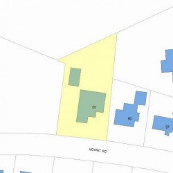 69 Moffat Rd, Newton, MA 02468 plot plan