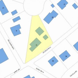 35 Caldon Path, Newton, MA 02459 plot plan