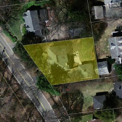 710 Quinobequin Rd, Newton, MA 02468 aerial view