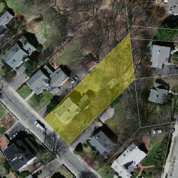 666 Grove St, Newton, MA 02462 aerial view