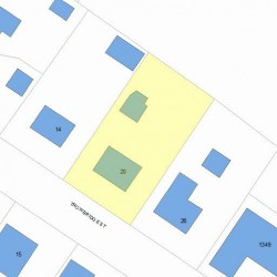 20 Trowbridge St, Newton, MA 02459 plot plan
