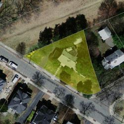 141 Dickerman Rd, Newton, MA 02461 aerial view
