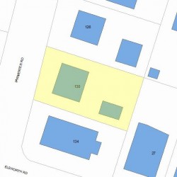 130 Parmenter Rd, Newton, MA 02465 plot plan