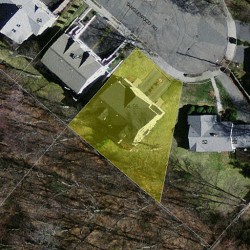 54 Tanglewood Rd, Newton, MA 02459 aerial view