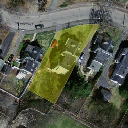 52 Central St, Newton, MA 02466 aerial view