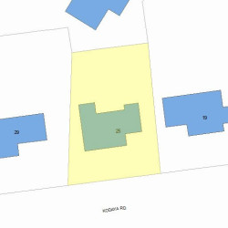 25 Kodaya Rd, Newton, MA 02468 plot plan
