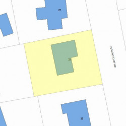 33 Hickory Cliff Rd, Newton, MA 02464 plot plan