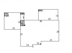 11 Bruce Ln, Newton, MA 02458 floor plan