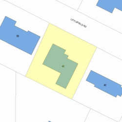 48 Littlefield Rd, Newton, MA 02459 plot plan