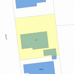 28 Hale St, Newton, MA 02464 plot plan
