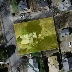 20 Columbus St, Newton, MA 02461 aerial view