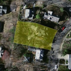 45 Devon Rd, Newton, MA 02459 aerial view